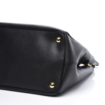 Prada Saffiano Medium Galleria Double Zip Tote Black 6 of 11