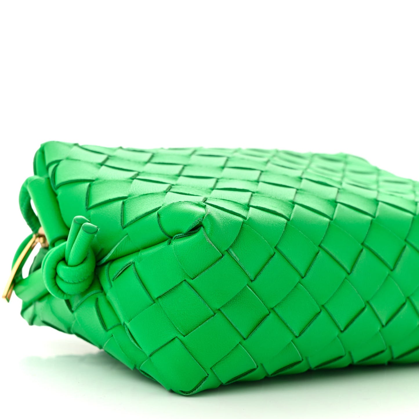 Nappa Intrecciato Mini Loop Camera Bag Parakeet