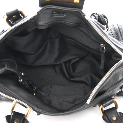 Chloe Leather Medium Paddington Satchel Black 5 of 14