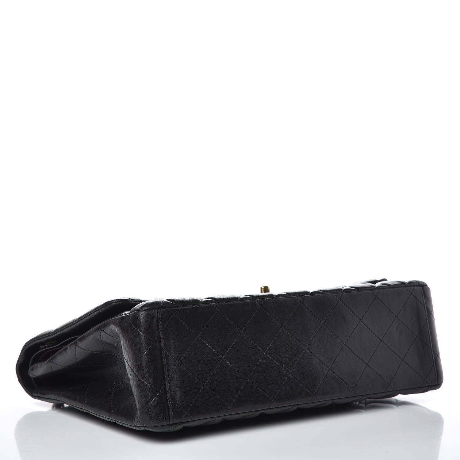 Chanel Lambskin Quilted Maxi Double Flap Black 4 of 17