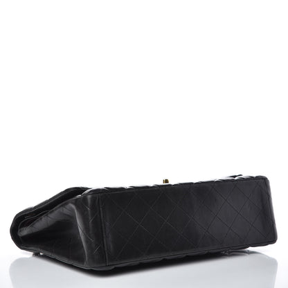 Chanel Lambskin Quilted Maxi Double Flap Black 4 of 17
