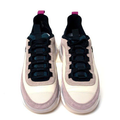 Chanel Suede Calfskin Nylon Grosgrain CC Sneakers 36 Beige Pink 5 of 10