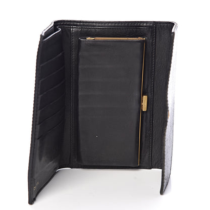 Chanel Caviar CC Large Flap Wallet Black 5 of 9