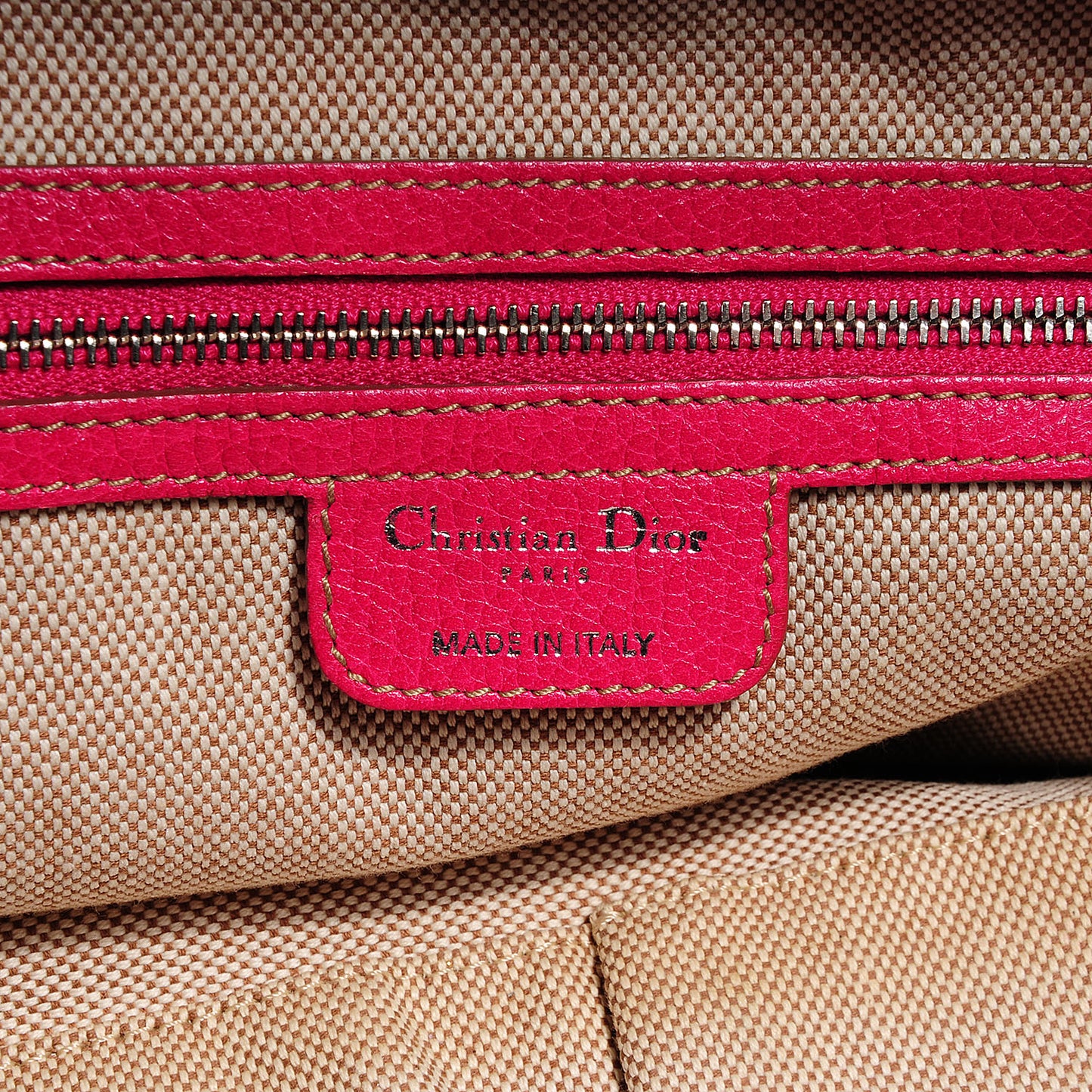 Coated Canvas Cannage Print Cherie Tote Pink