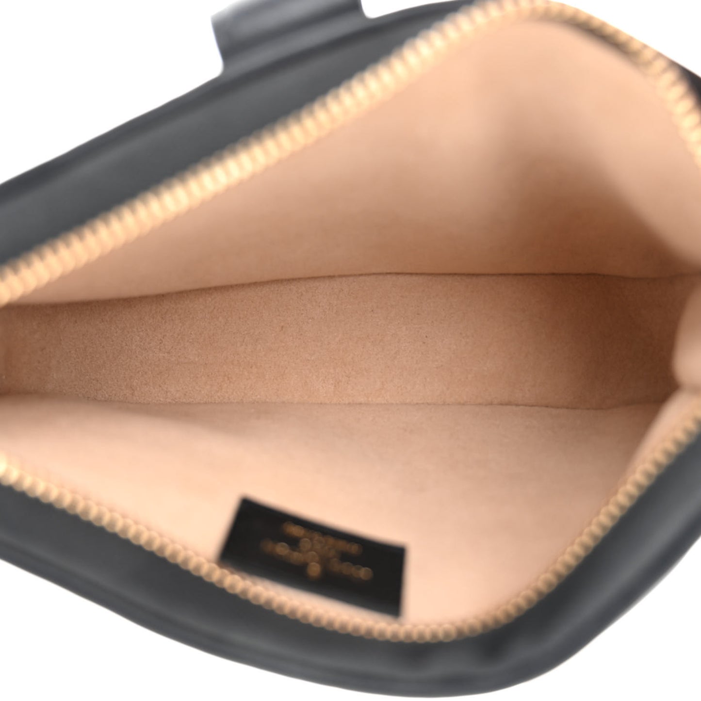 LOUIS VUITTON Damier Quilt Lambskin Troca Pochette Black