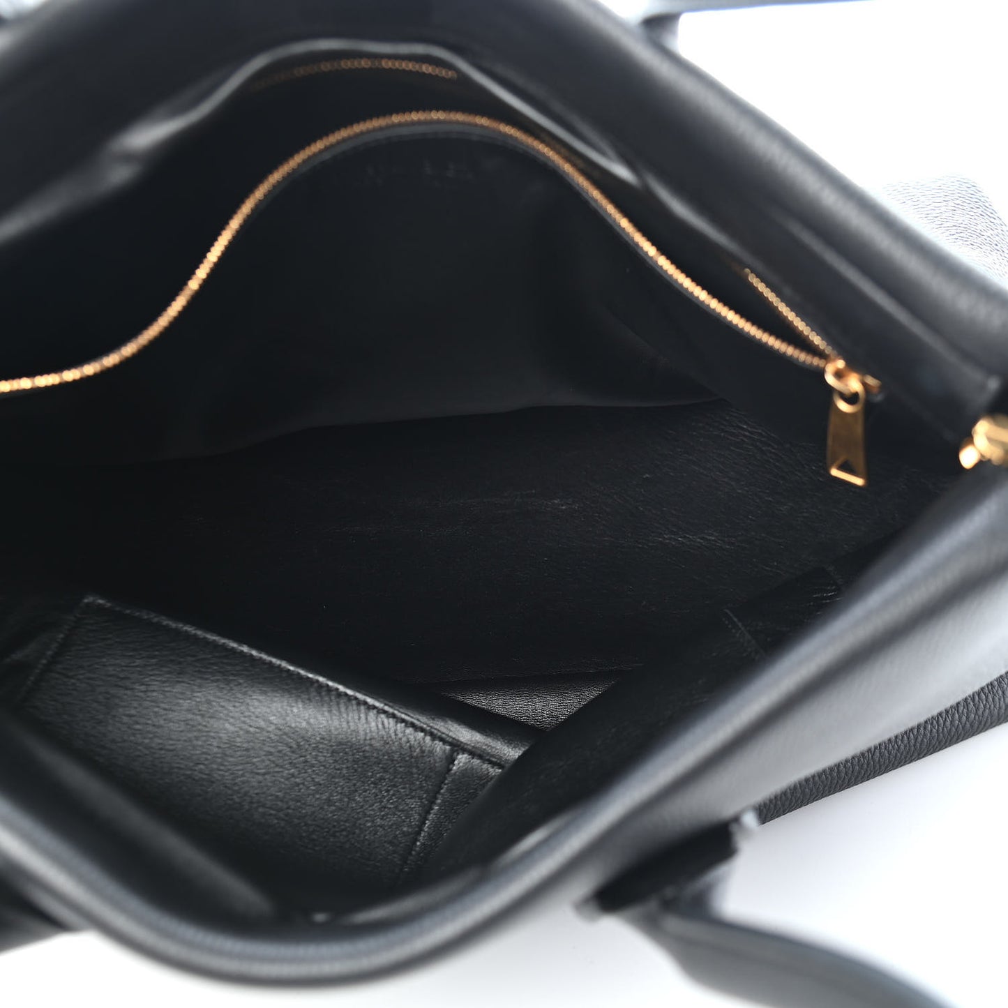 Grained Calfskin Saint Germain Tote Black