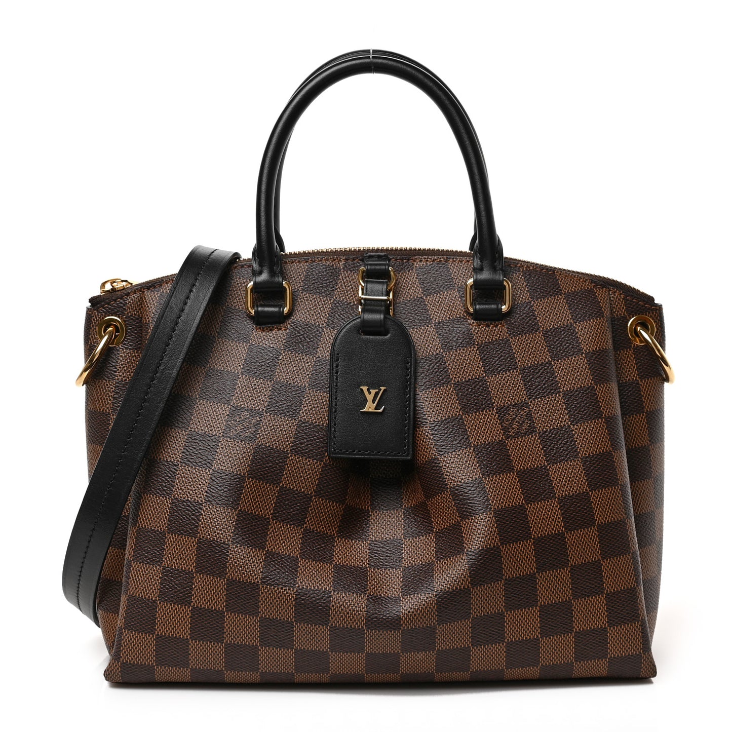 Damier Ebene Odeon Tote PM Black