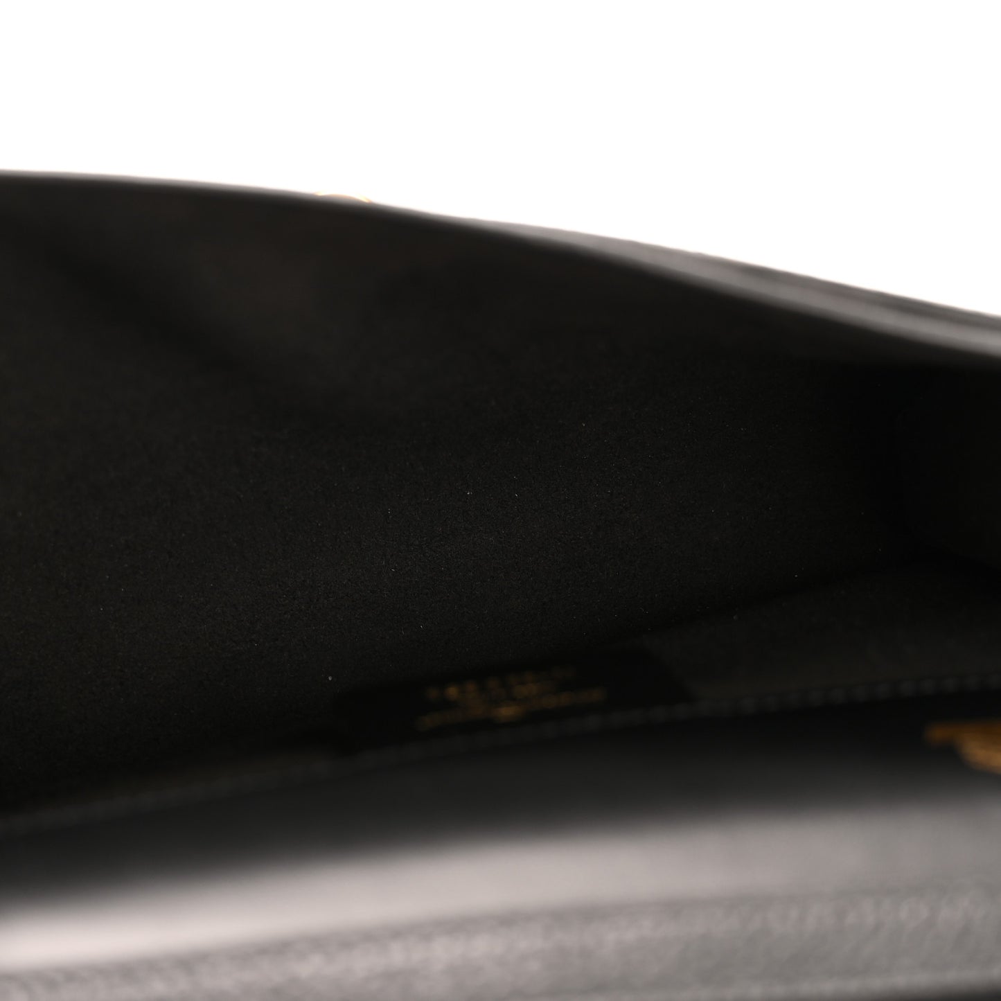 Grained Calfskin Gancini Crossbody Flap Black