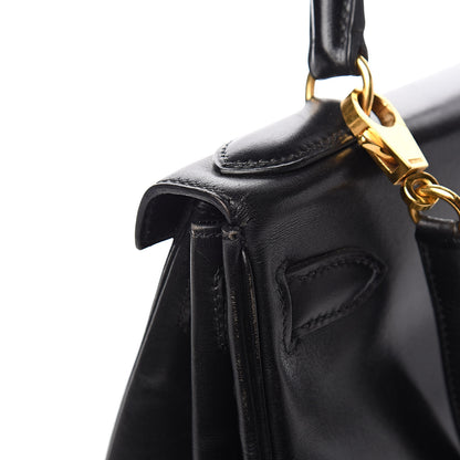 Hermes Box Kelly Retourne 28 Black 34 of 41