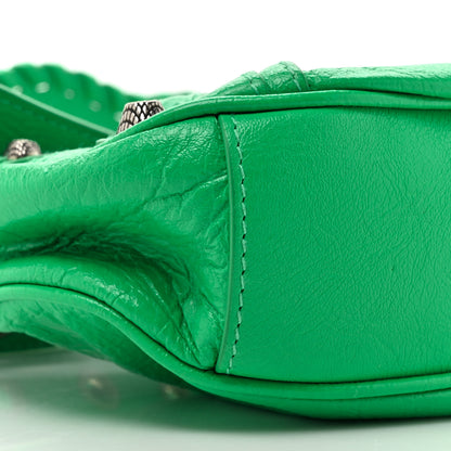 Balenciaga Agneau Arena Le Cagole Shoulder Bag XS Vivid Green 10 of 10