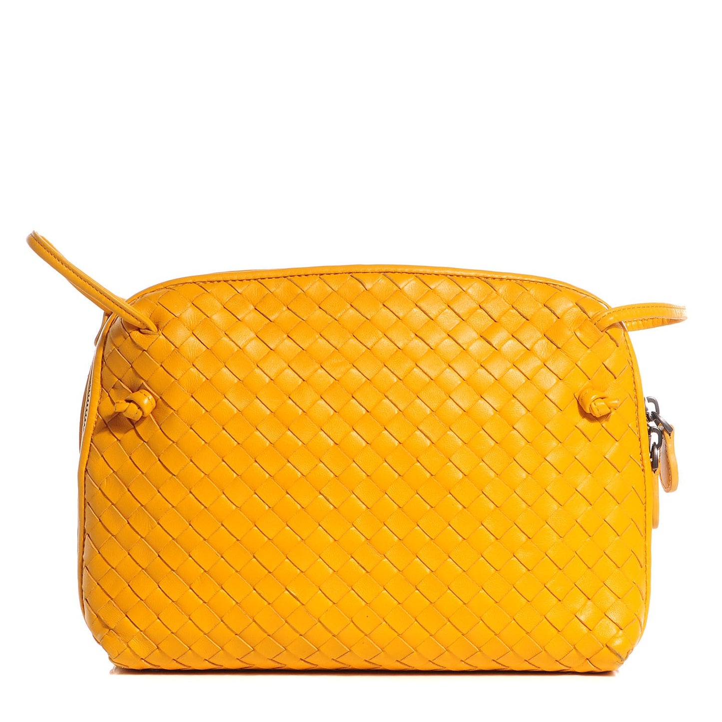 Nappa Intrecciato Crossbody Messenger Sapphire