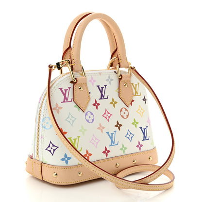 Louis Vuitton LV x TM Monogram Multicolor Alma BB White 3 of 10