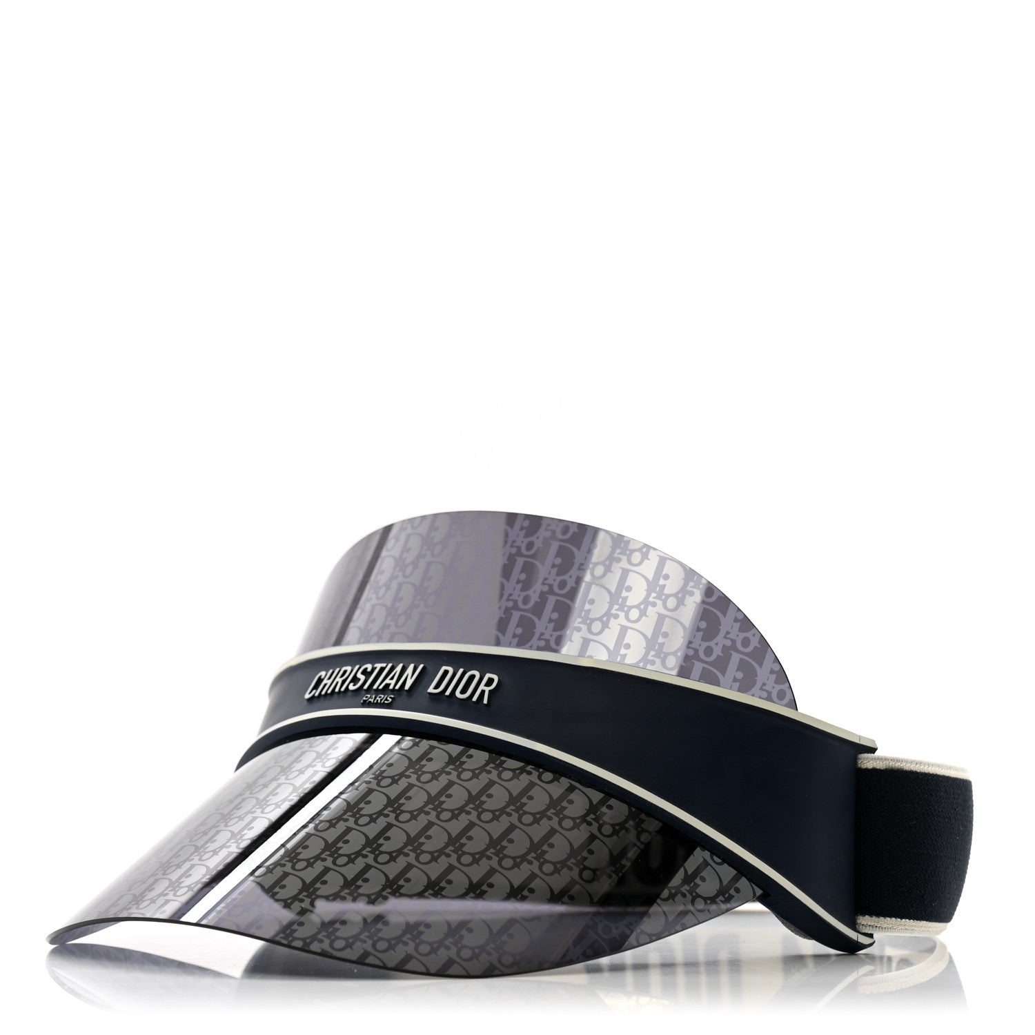 Christian Dior Oblique DiorClub V1U Sun Visor Blue 1 of 9