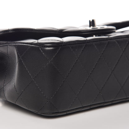 Chanel Lambskin Quilted Mini Rectangular Flap Black 8 of 10