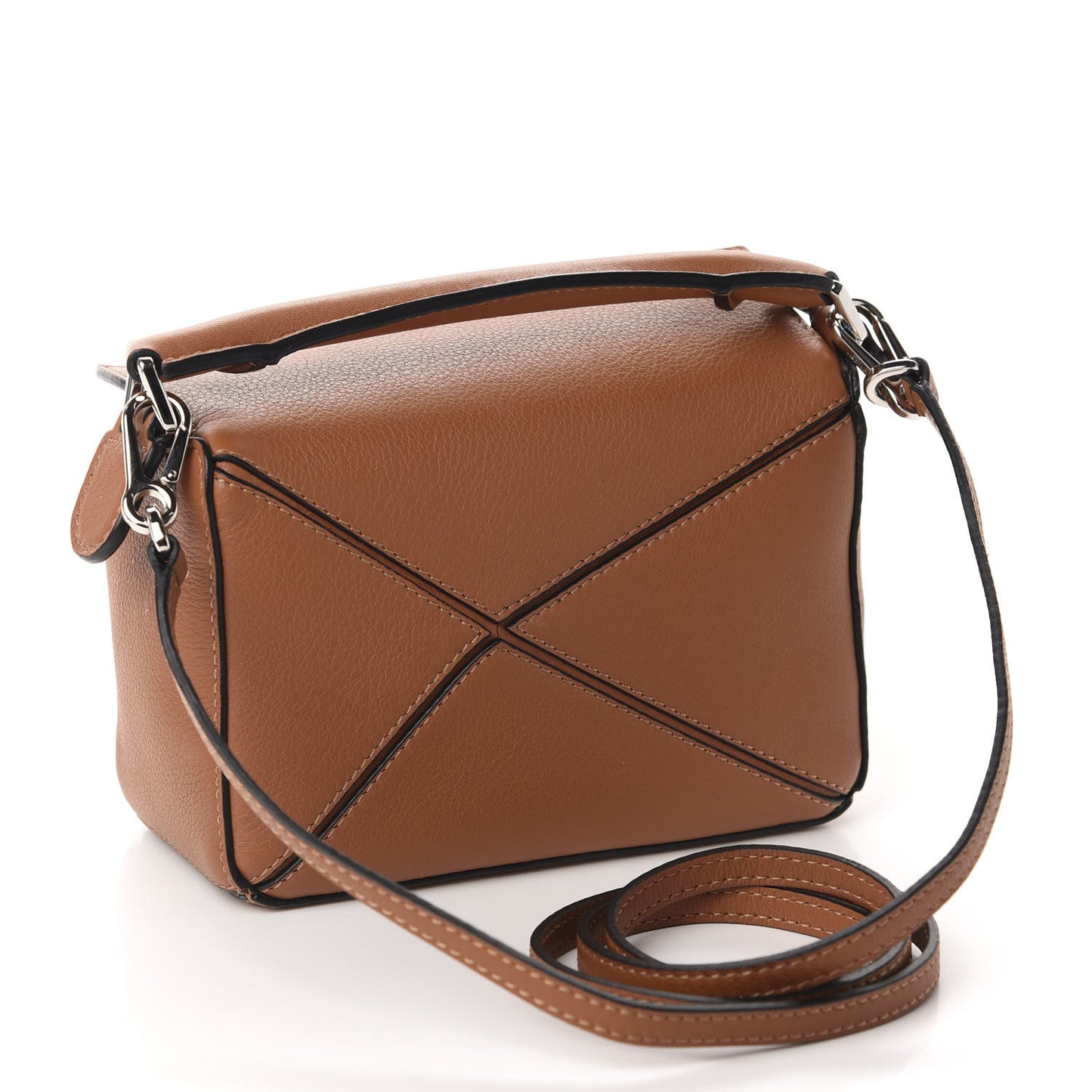Calfskin Mini Puzzle Bag Tan