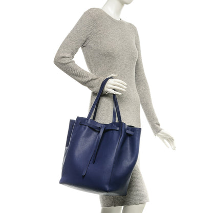 Celine Soft Grained Calfskin Medium Belt Cabas Phantom Indigo 2 of 8