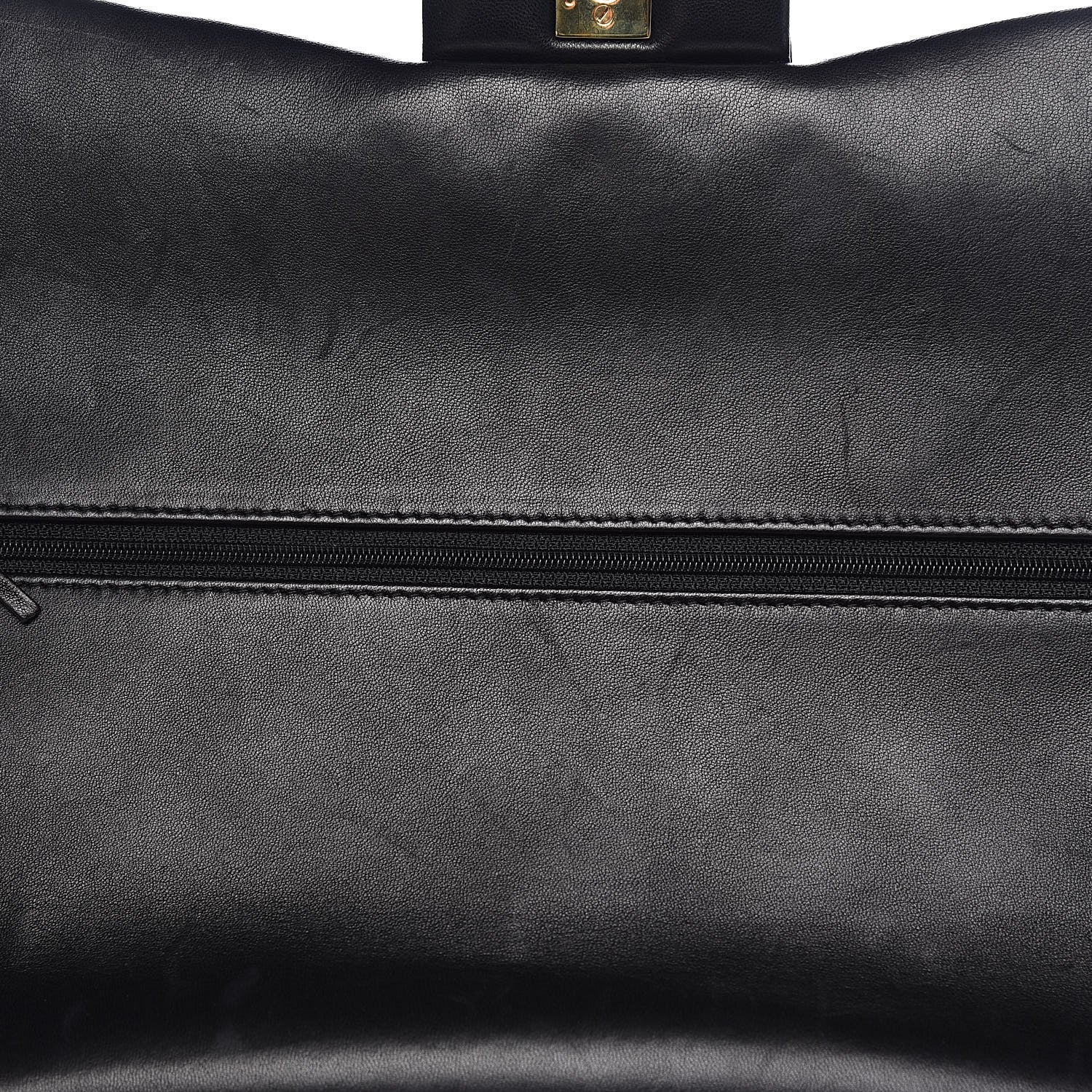 Chanel Lambskin Quilted Maxi Double Flap Black 10 of 17