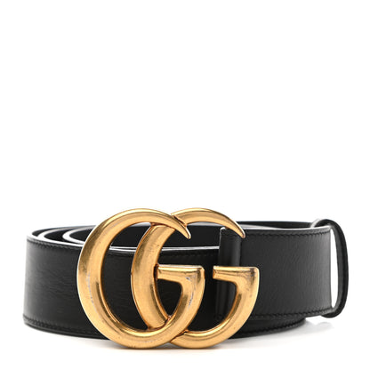 Gucci Calfskin Double G 40mm Belt 95 38 Black 1 of 12