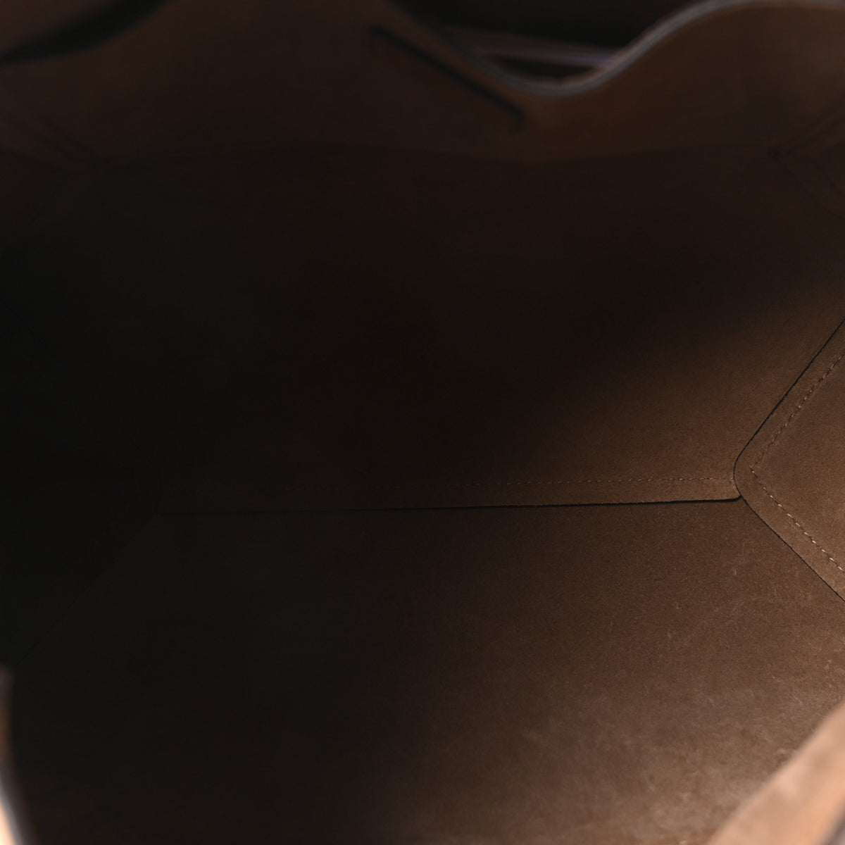 Suede Calfskin Medium Diamond Hobo Toffee