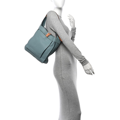 Hermes Taurillon Clemence Marwari PM Bleu Ciel 2 of 13