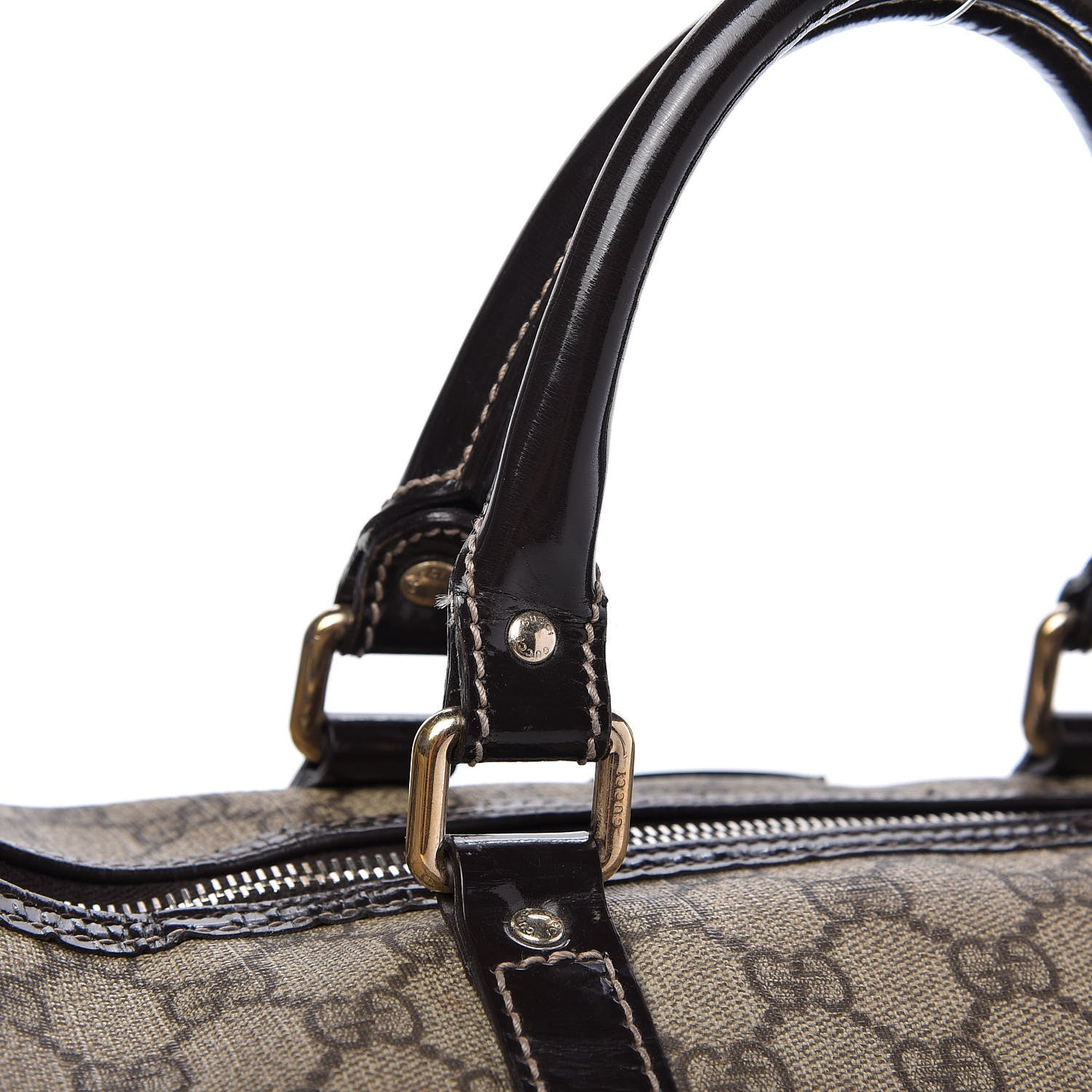 Gucci GG Plus Monogram Medium Joy Boston Dark Brown 11 of 14