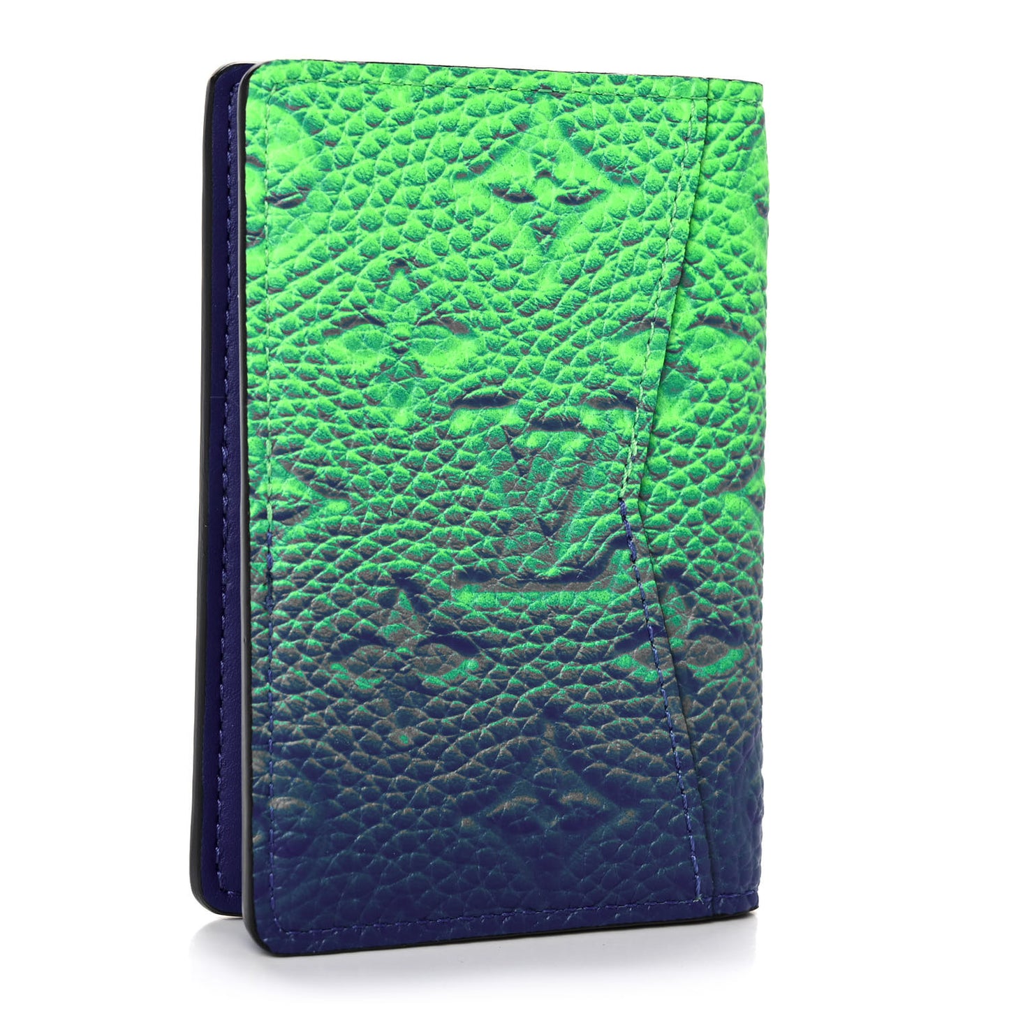 Taurillon Illusion Pocket Organizer Bleu Vert