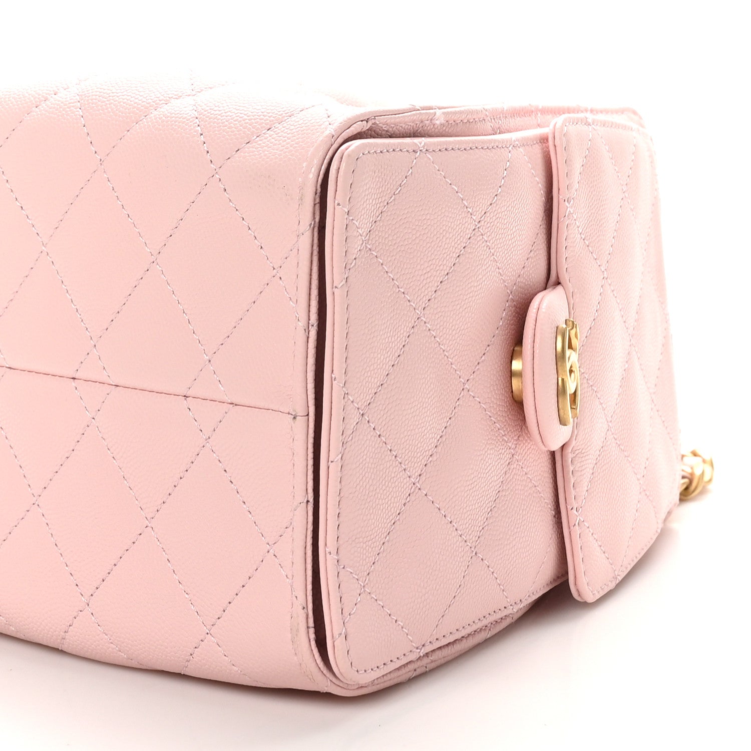 Chanel Caviar Quilted Small Chanel 25 Handbag Light Pink 10 of 10