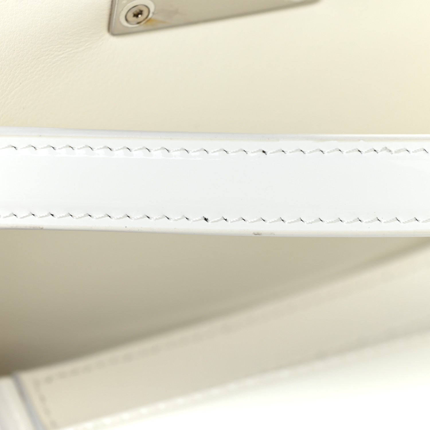 Givenchy Patent Quilted Small 4G Chain Shoulder Bag White 19 of 19
