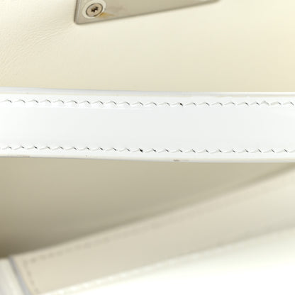 Givenchy Patent Quilted Small 4G Chain Shoulder Bag White 19 of 19
