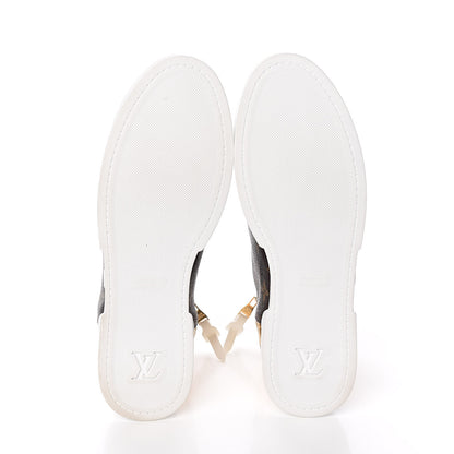 Louis Vuitton Patent Monogram Stellar Sneaker Boots 39 Gold 5 of 9