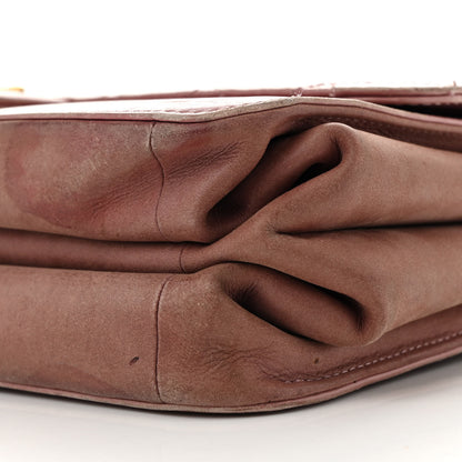 Chanel Calfskin Quilted Straight Lined Flap Purple 12 of 18