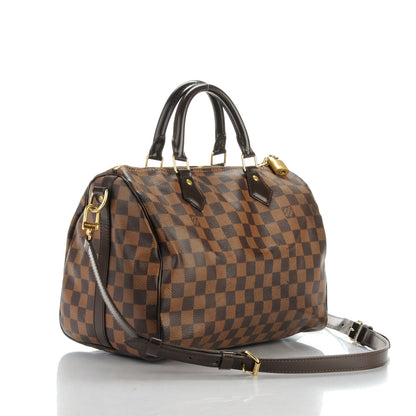 Louis Vuitton Damier Ebene Speedy Bandouliere 30 3 of 10