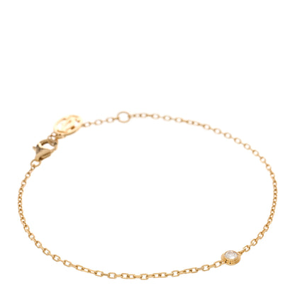 Cartier 18K Yellow Gold Diamond SM D'Amour Bracelet 1 of 3