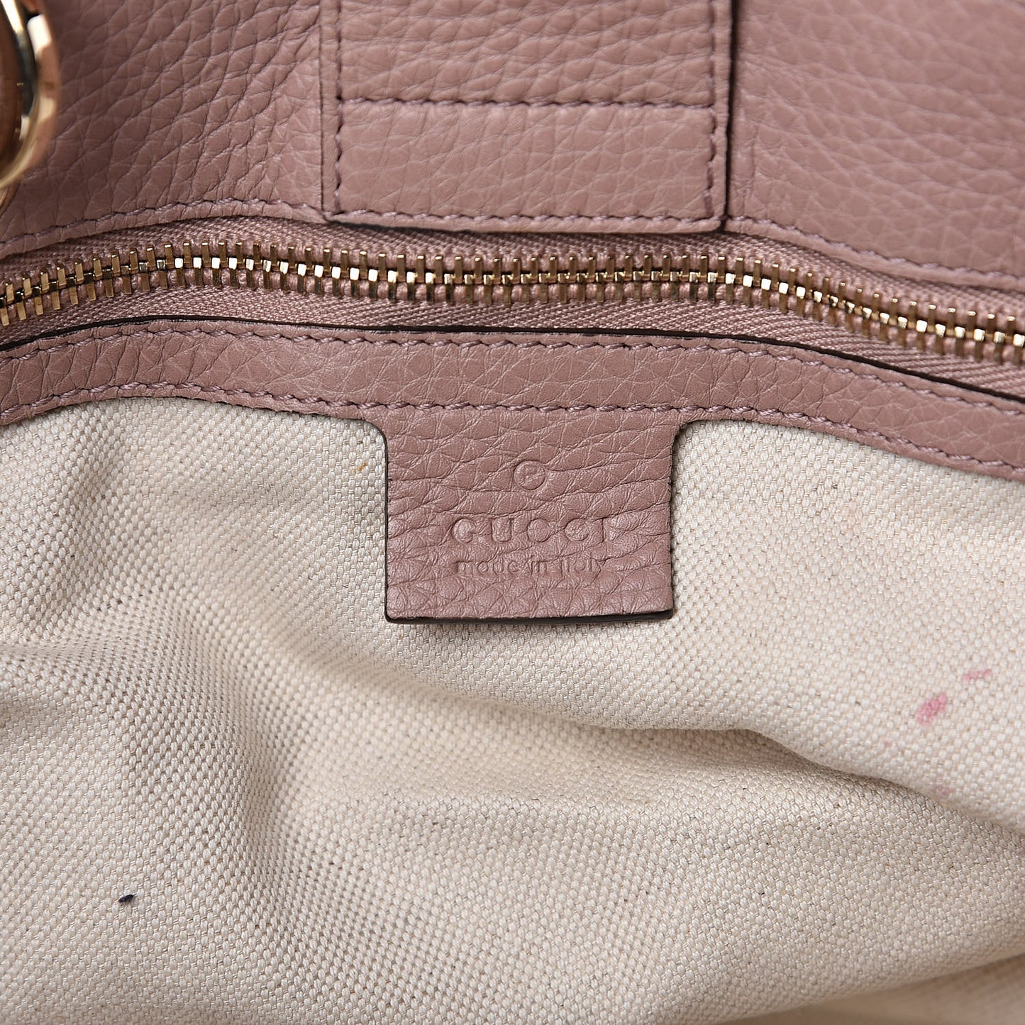 Pebbled Calfskin Medium Bamboo Shopper Tote Dark Cipria