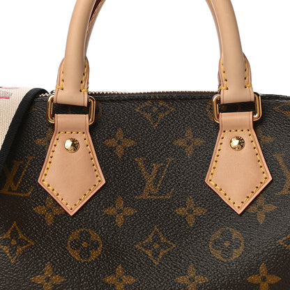 Louis Vuitton Monogram Speedy Bandouliere 20 Black 7 of 10