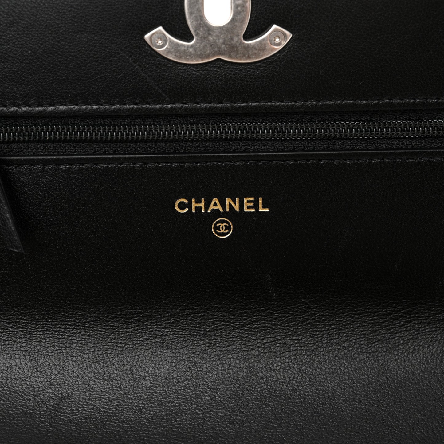 Lambskin Quilted Chanel 19 Wallet On Chain WOC