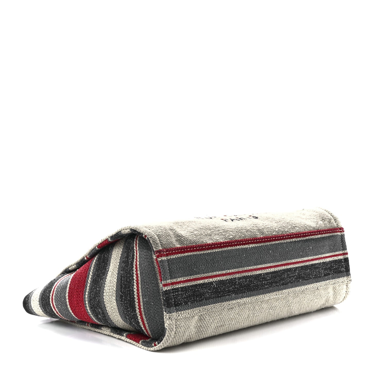 Striped Canvas Small Deauville Tote