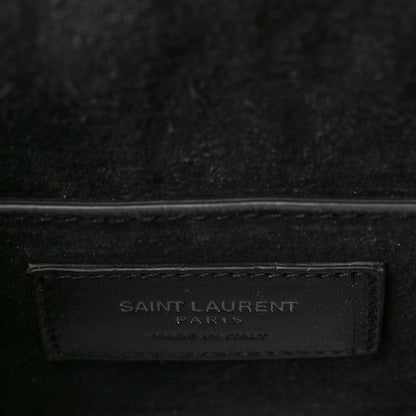 Saint Laurent Metallic Lambskin Lame Small Monogram Sunset Black Platine 6 of 10