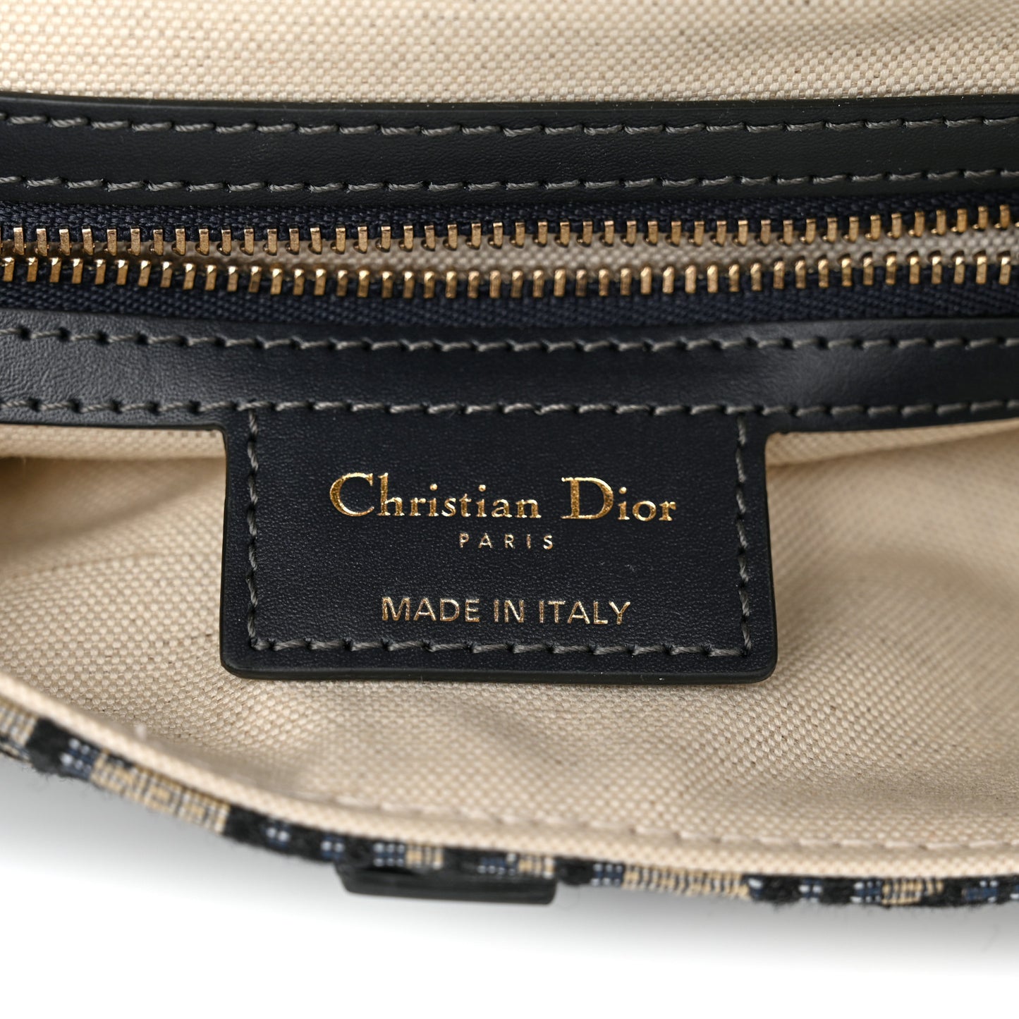 Oblique Saddle Bag Blue