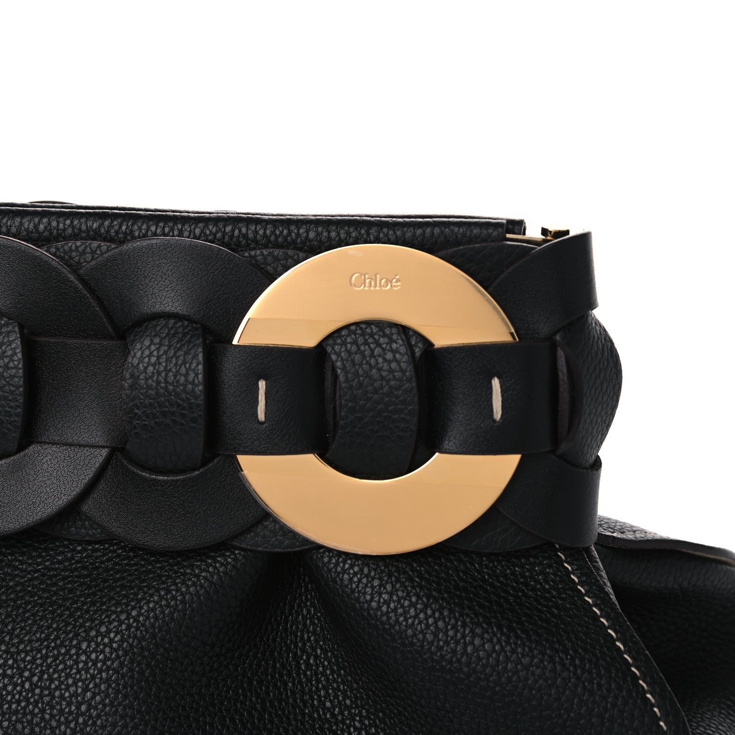 Chloe Grained Calfskin Darryl Clutch Black 23 of 31