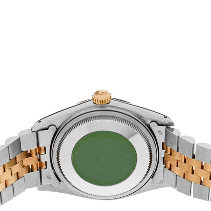 Rolex Stainless Steel 18K Yellow Gold 36mm Oyster Perpetual Datejust "Tiffany & Co." Dial Watch 16013 4 of 4