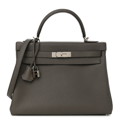 Hermes Togo Kelly Retourne 32 Etain 1 of 11
