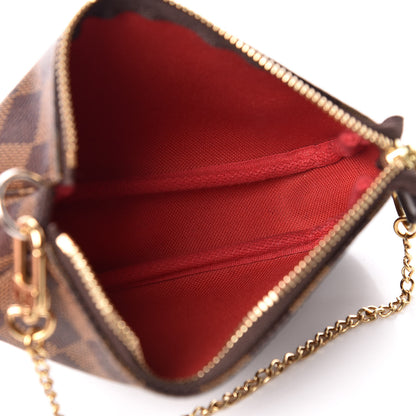 Louis Vuitton Damier Ebene Mini Pochette Accessories 5 of 7