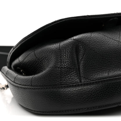 Chanel Calfskin Quilted Jungle Stroll Shoulder Bag Black 9 of 14