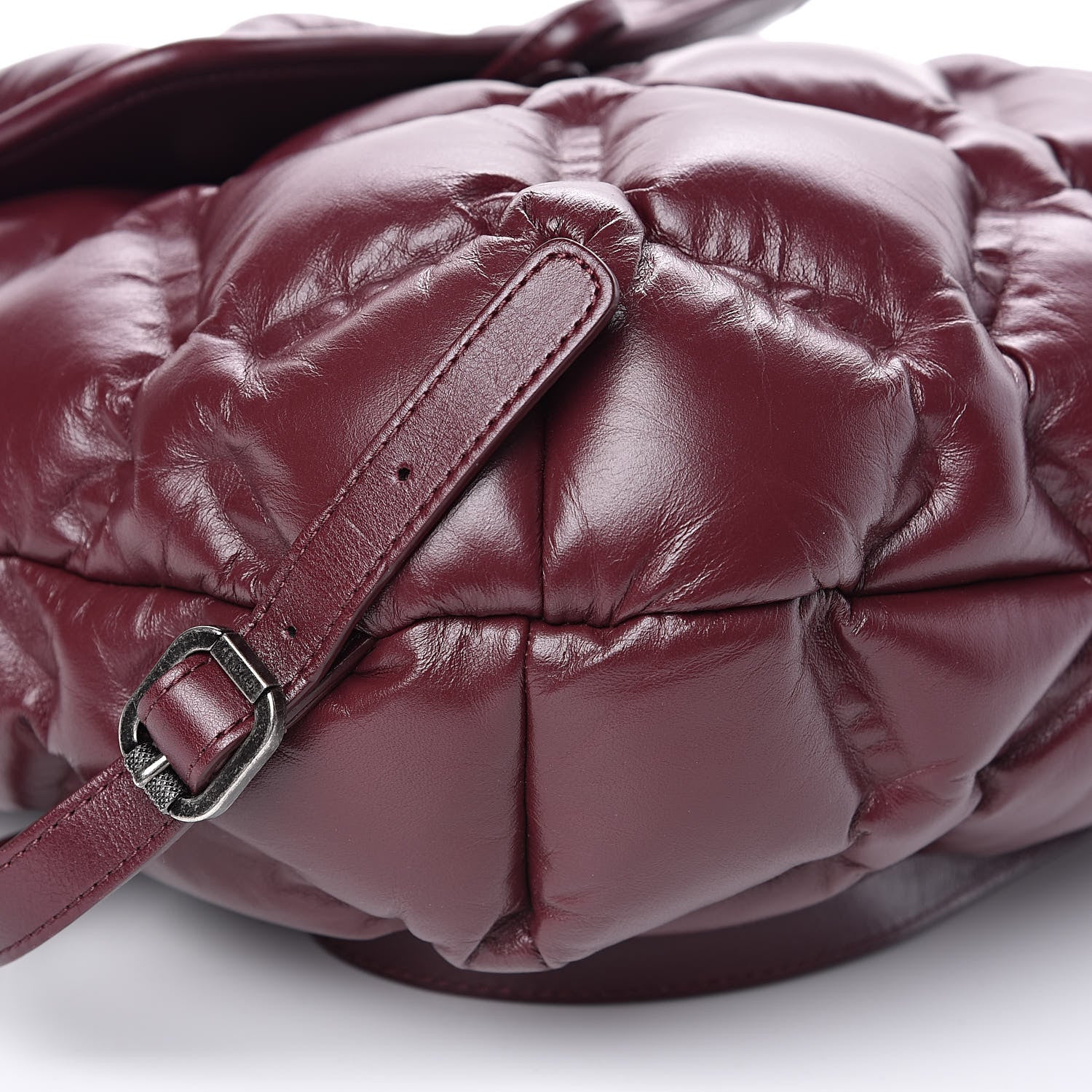 Chanel Calfskin Quilted Chesterfield Backpack Burgundy 8 of 14