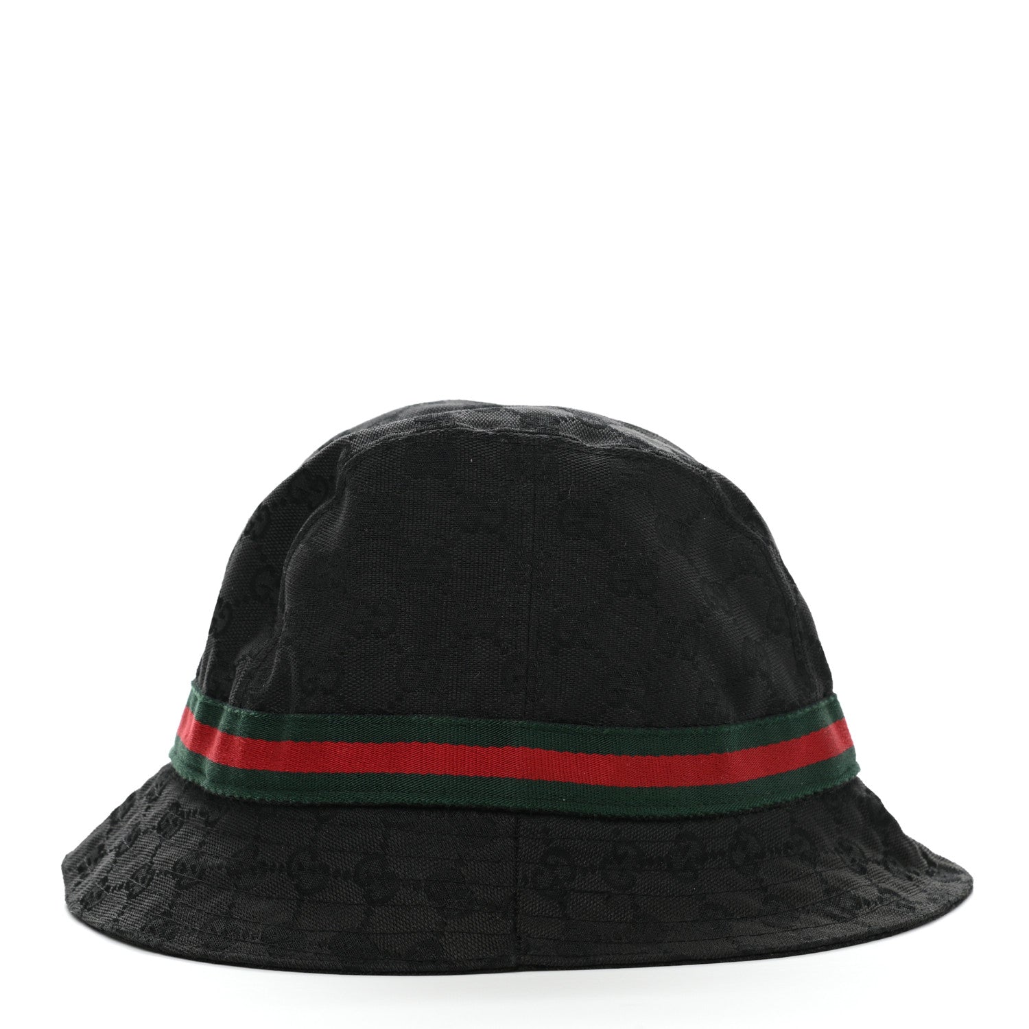 Gucci Monogram Web Bucket Hat M Black 5 of 12