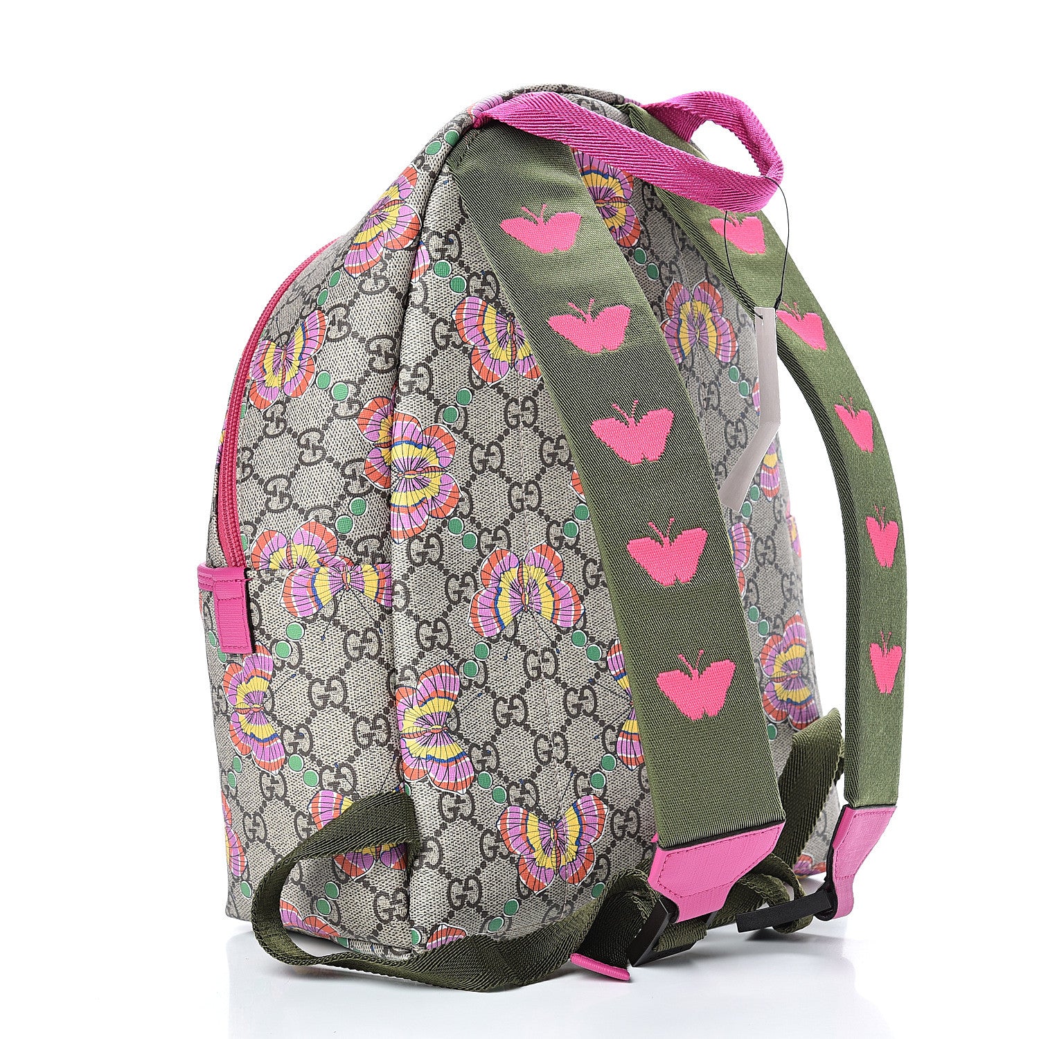 Gucci GG Supreme Monogram Childrens Butterfly Backpack 2 of 9