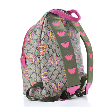 Gucci GG Supreme Monogram Childrens Butterfly Backpack 2 of 9