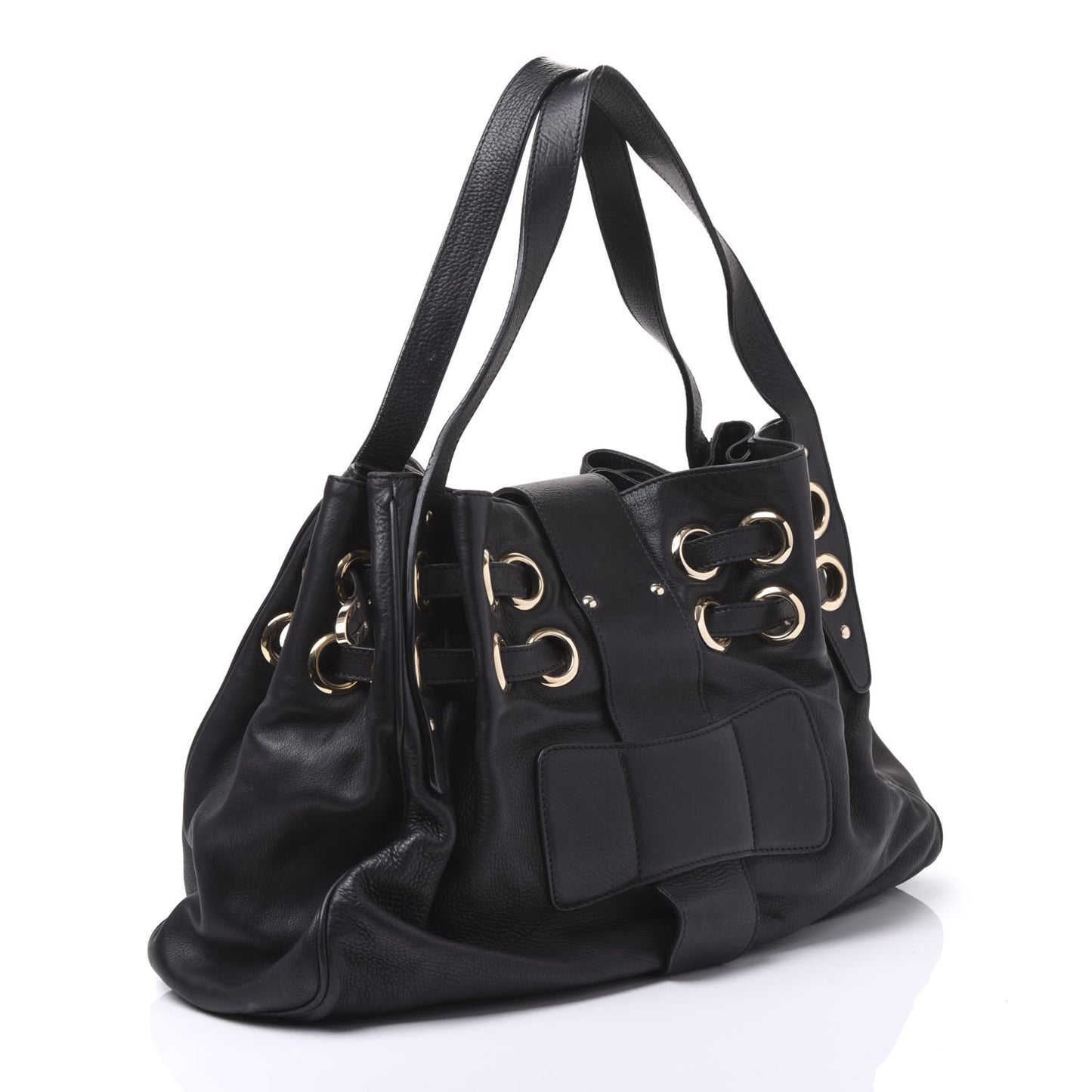 Calfskin Ramona Tote Black
