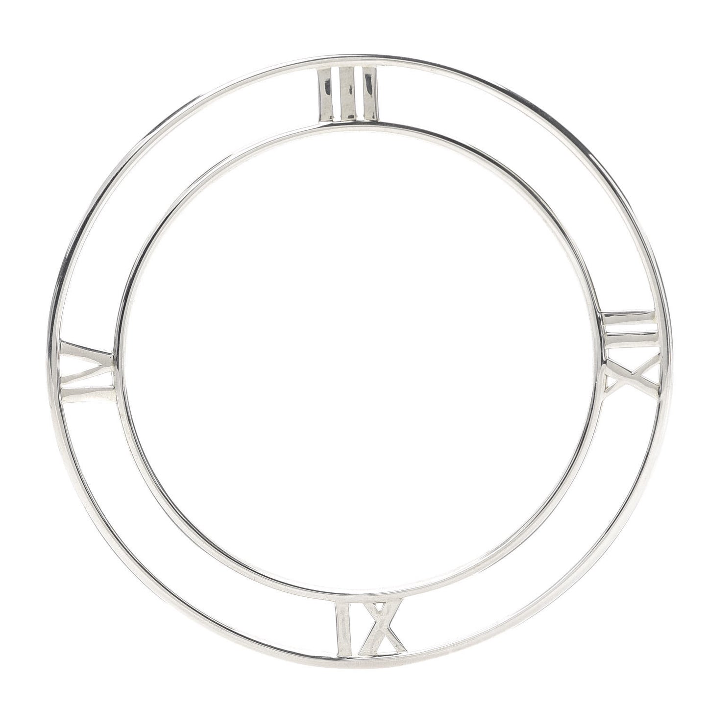 Sterling Silver Atlas Flat Bangle Bracelet